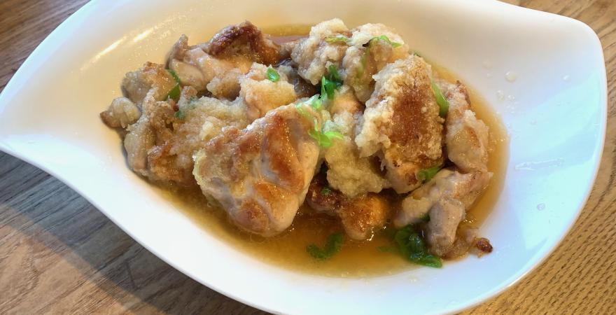 鶏モモのポン酢おろし和え