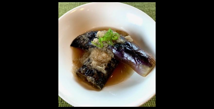 Braised eggplant