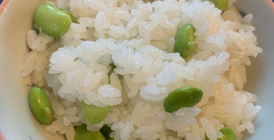 Edamame rice