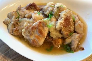 鶏モモのポン酢おろし和え